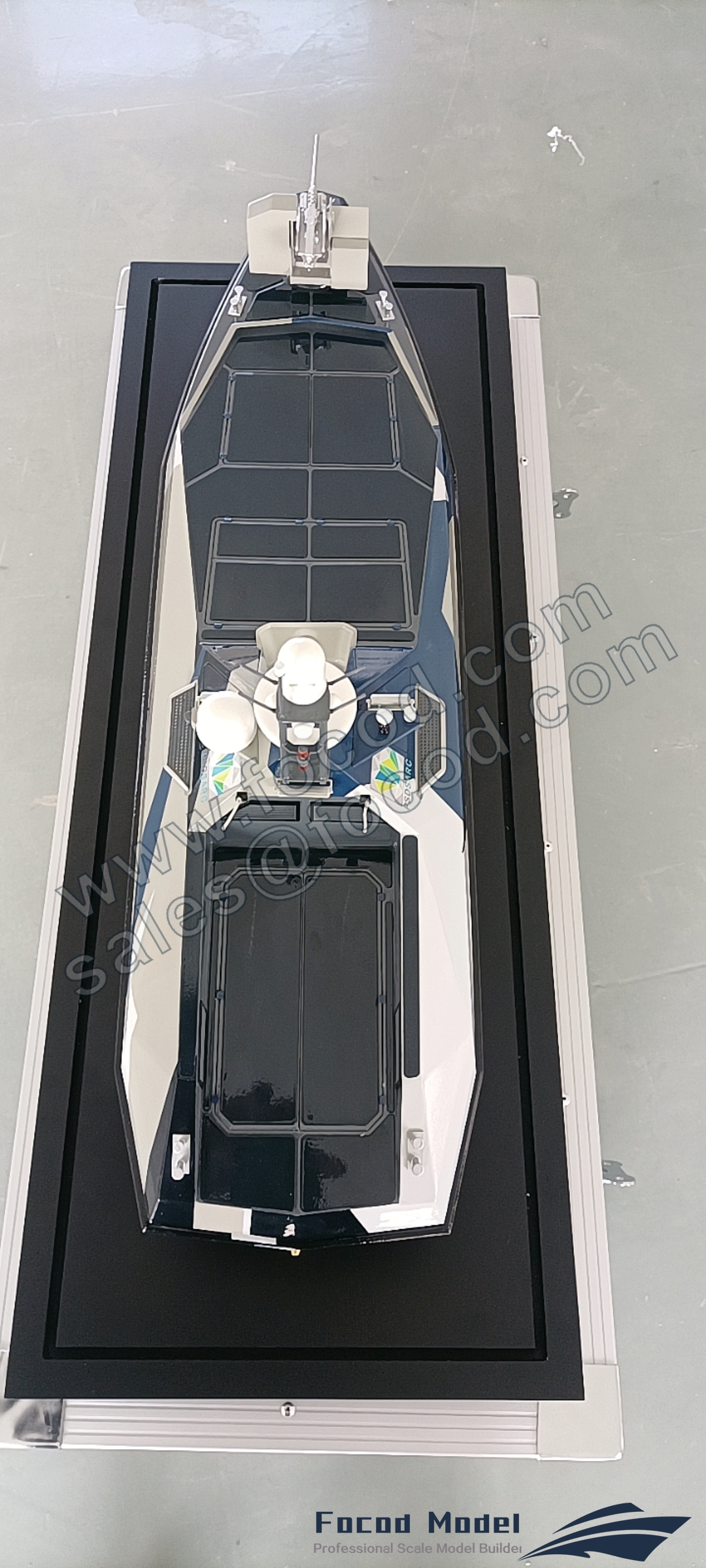 custom made model of Unmanned Surface vessel